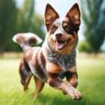 Australian Working Kelpie Dog run