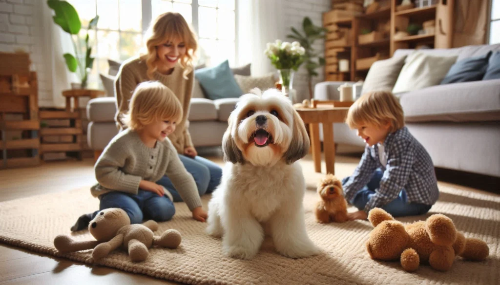 Cockachon Dog Breed: History, Characteristics, Care and More 3 Cockachon Dog with a family